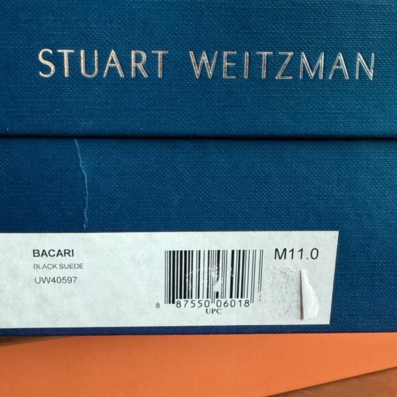 Stuart Weitzman Bacari Suede Chunky Heel Boots - Picture 11 of 12